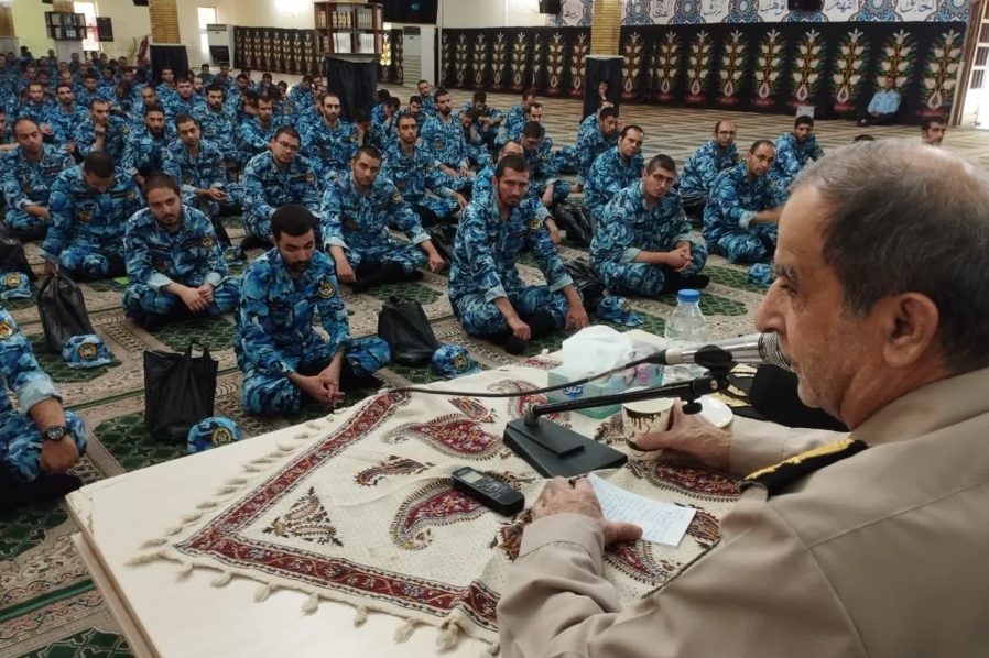 افتتاحیه آموزش معارف جنگ در مرکز آموزش شهید خضرایی با حضور امیر سرتیپ سید حسام هاشمی