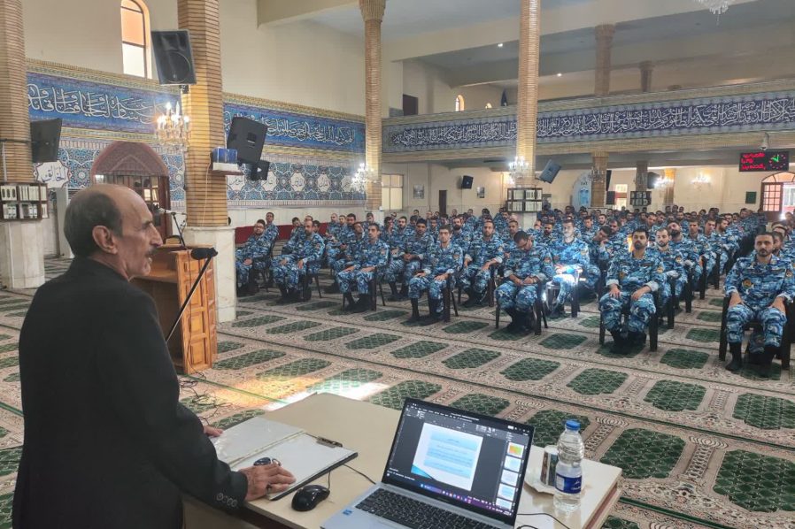مراسم افتتاحیه آموزش معارف جنگ جهت کارکنان وظیفه اعزامی ۱۴۰۴/۲/۱ در مرکز آموزش شهید خضرائی نهاجا در مورخه ۱۴۰۴/۲/۲۷ با حضور سرتیپ۲ محمدی مسئول آموزش هیئت معارف جنگ و جناب سرهنگ دانش فرمانده مرکز آموزش وظیفه برگزار گردید.